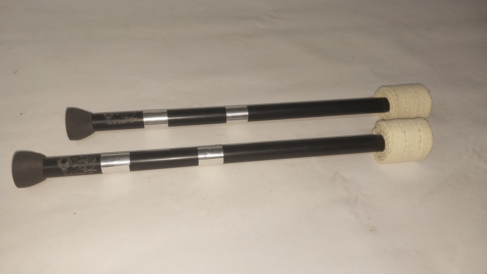 Del-Diablo Titanium Line Professional SPARKLING Swing Torches - Tactical Black Edition (Pair) - Image 12