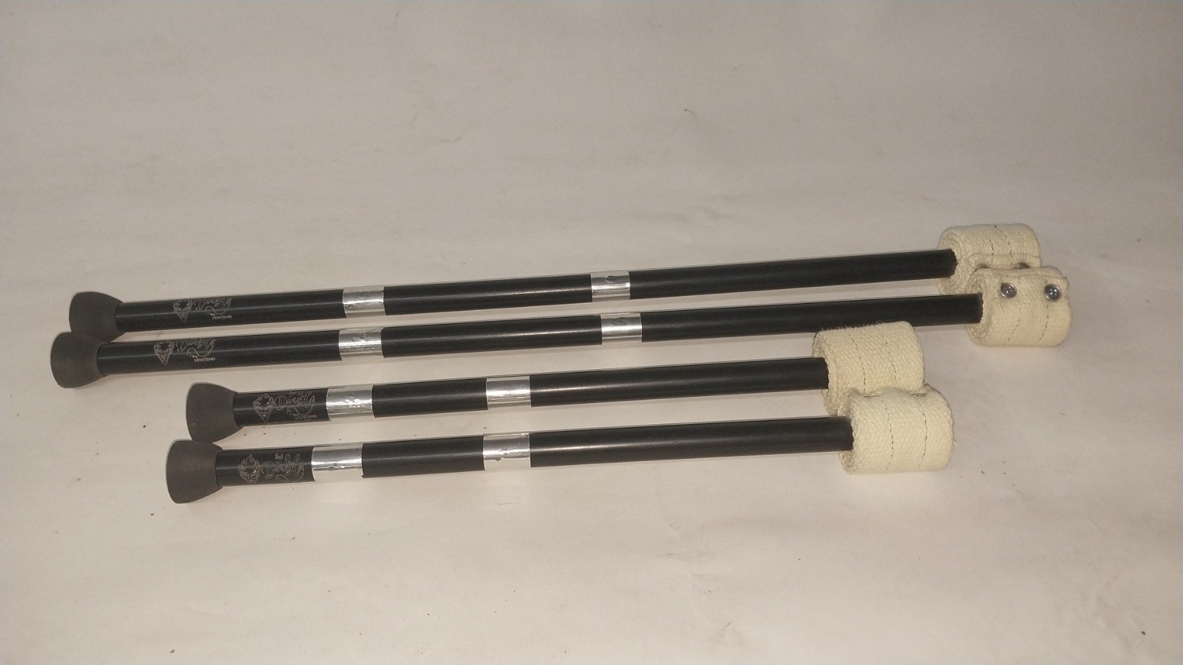 Del-Diablo Titanium Line Professional SPARKLING Swing Torches - Tactical Black Edition (Pair) - Image 11