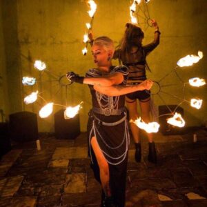 Del-Diablo Spider Fire Fans - Rio Carnival Artisan Edition (Pair)