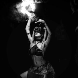 Del-Diablo Professional Fire Palm Torches - Belly Dance & Fusion Edition (Pair)
