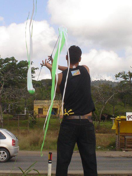 NewRônio UV Fluorescent Ribbon Poi - Heritage Festival Edition (Pair) - Image 4